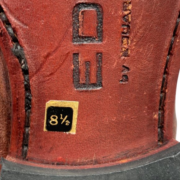 EDG by EDUARDO‎ G Russet Buttery Leather Wingtip Brogue Boots main image 7